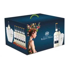 6 botellas de Marqués de Riscal Rueda Verdejo + Cubitera