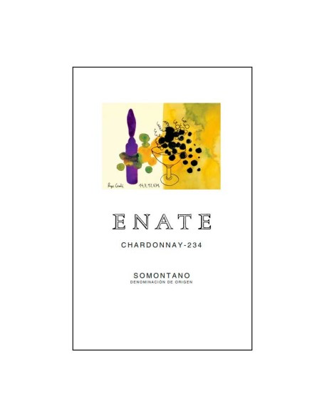 Etiqueta del vino Enate Chardonnay 234