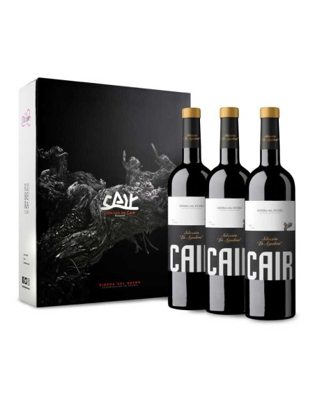 Case with 3 bottles of Cair Selección La Aguilera 2020