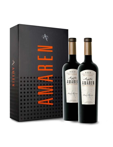 Gift box with 2 bottles of Ángeles de Amaren 2018