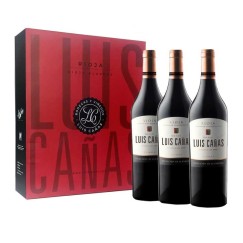 Case with 3 bottles of Luis Cañas Selección de Familia 2018