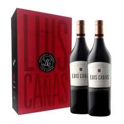 Case with 2 bottles of Luis Cañas Selección de Familia 2018