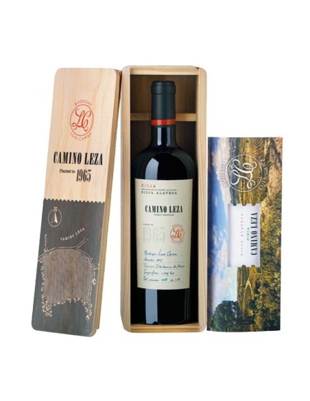 Luis Cañas Camino Leza in wooden box