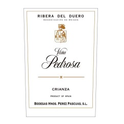 Etiqueta del vino Viña Pedrosa Crianza