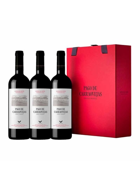 Estuche de 3 botellas Pago de Carraovejas 2021