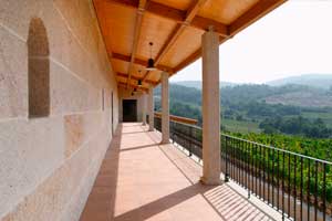 Vistas desde la bodega Coto de Gomariz