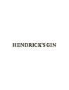 Hendrick's Gin