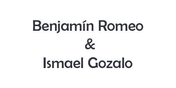 Benjamín Romeo e Ismael Gozalo